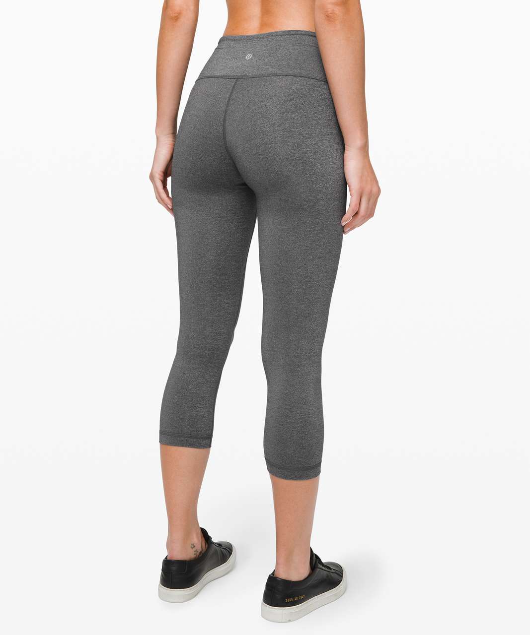 Lululemon Wunder Under Crop III *Luxtreme 21" - Heathered Black