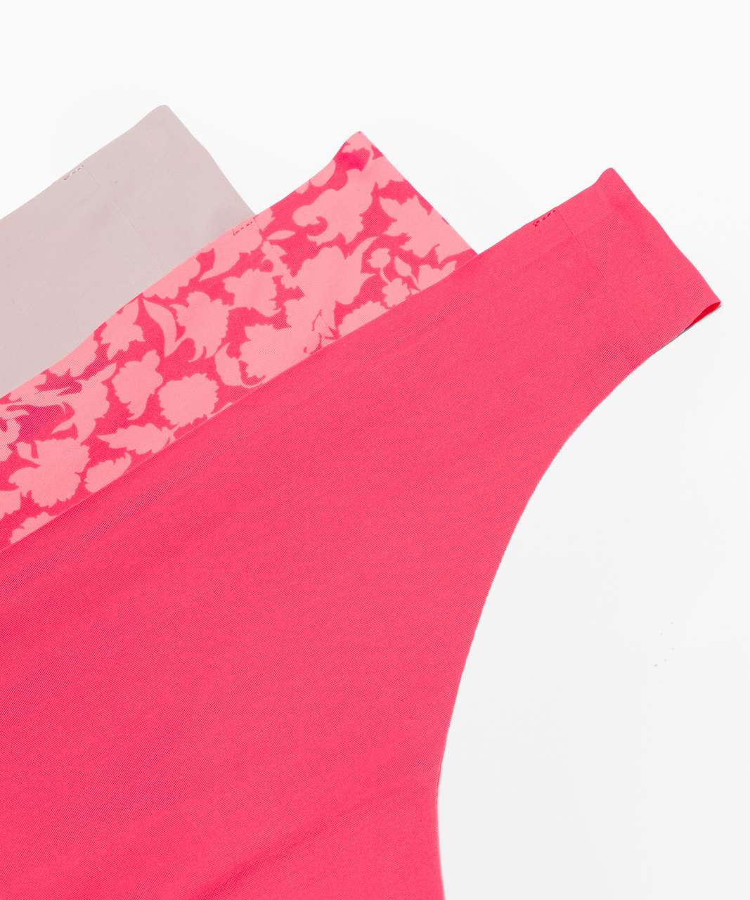 Lululemon Namastay Put Thong 3 Pack - Heartthrob / Silhouette Floral Pink Lemonade Heartthrob / Smoky Blush