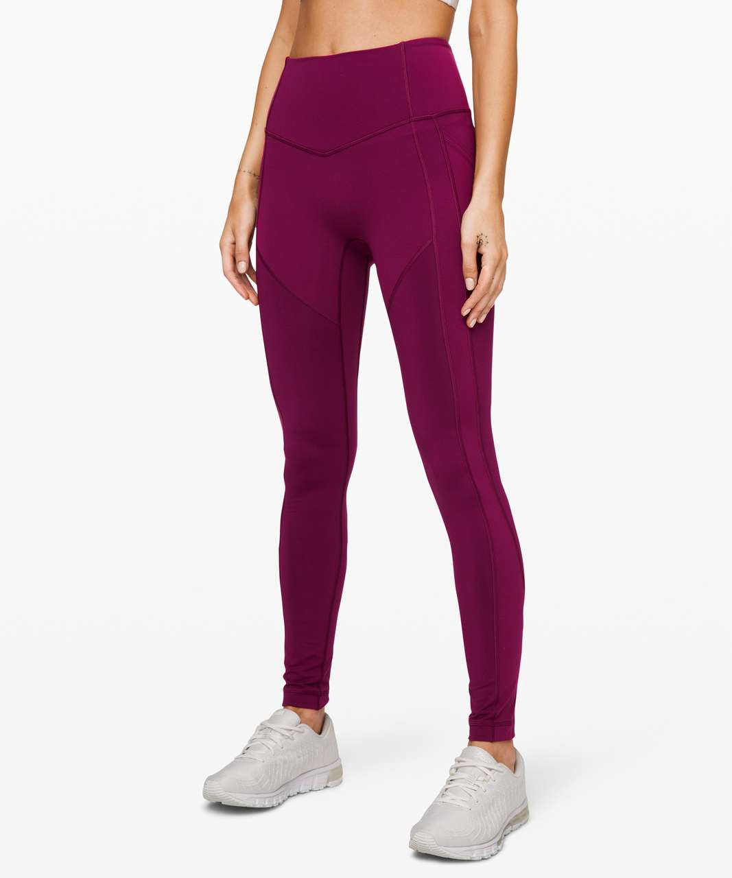 Lululemon All The Right Places Pant II Sz 4 Bordeaux Drama Orig $128 EUC