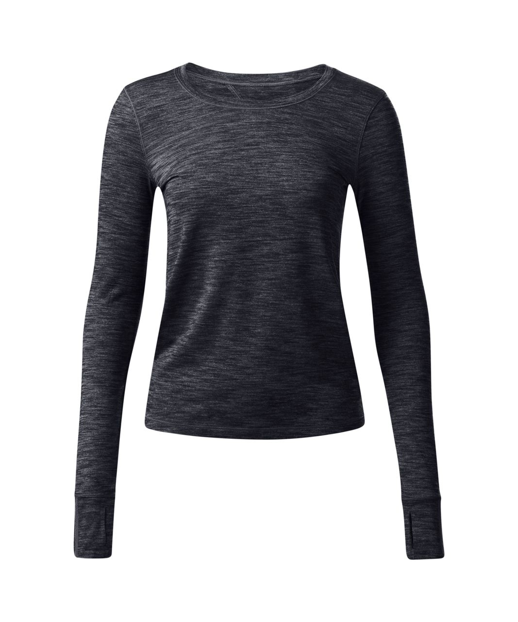 Lululemon Beat The Heat Long Sleeve - Heathered Black