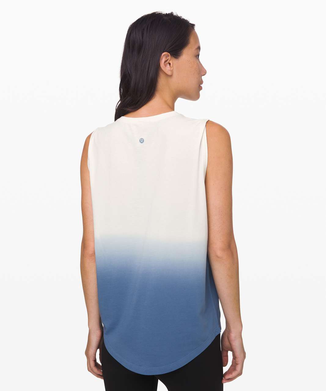 Lululemon Brunswick Muscle Tank *Dip Dye - Light Ivory / Tempest Blue