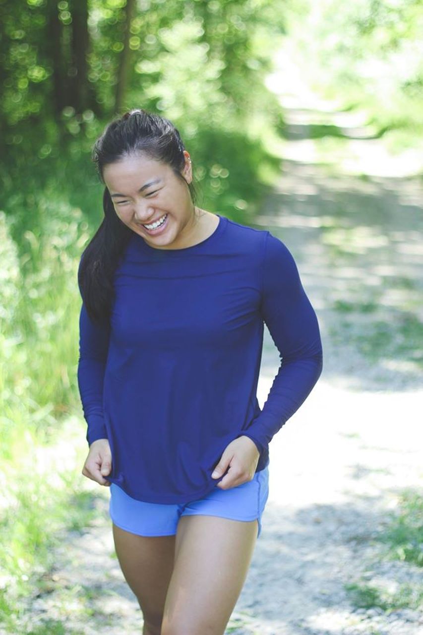 Lululemon Sunaway Runaway Long Sleeve - Hero Blue