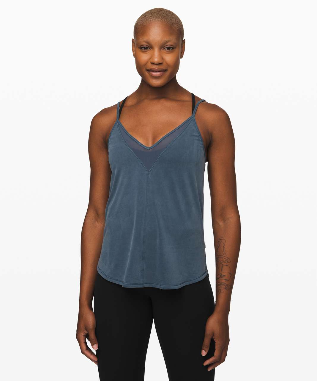 Lululemon Flow in Elegance Tank - Code Blue