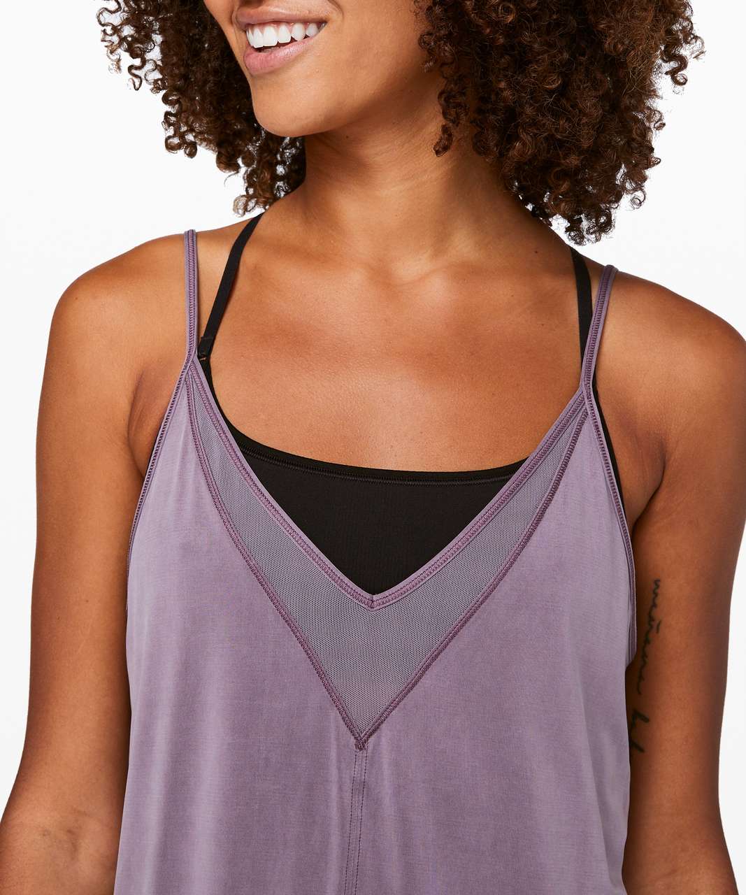 Lululemon Flow in Elegance Tank - Frosted Mulberry