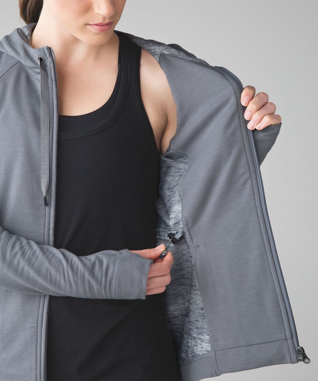 Lululemon Take Ten Hoodie - Battleship