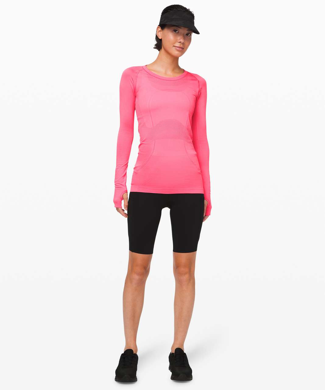 Lululemon Swiftly Tech Long Sleeve Crew - Teal Shadow / Black