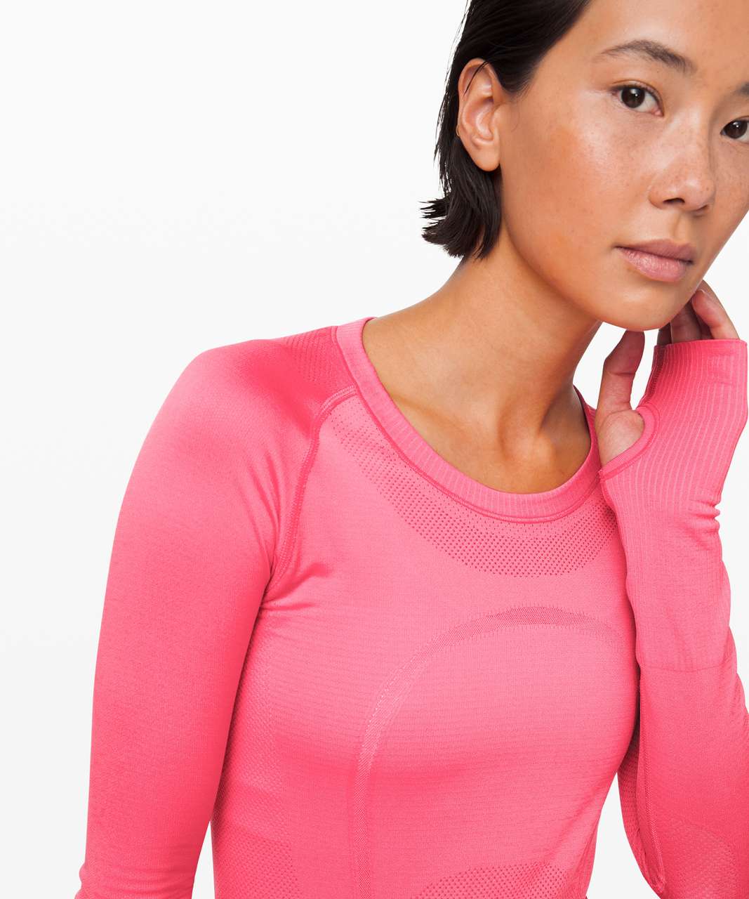 Lululemon Swiftly Tech Long Sleeve Crew - Heartthrob / Heartthrob