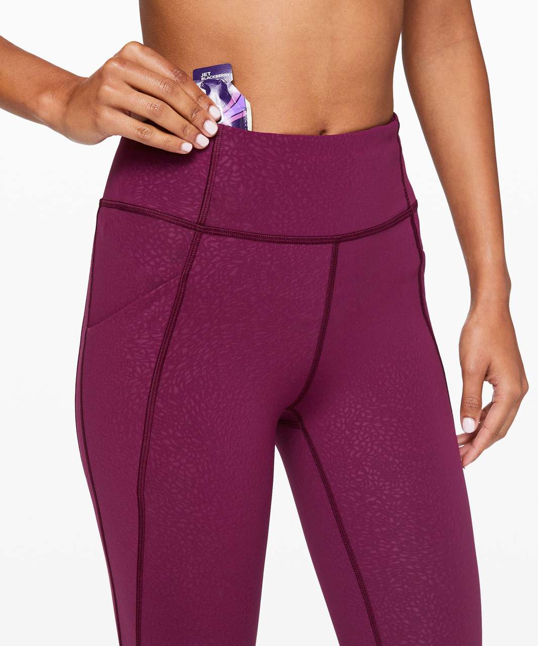 Lululemon Time To Sweat Crop *23" - Polar Shift Emboss Marvel