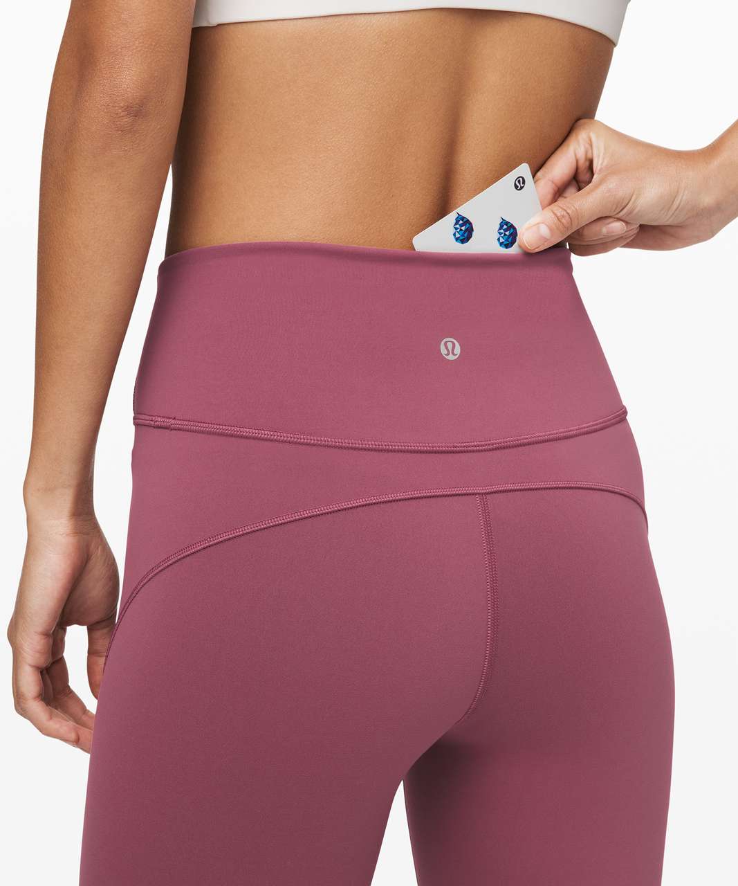 Lululemon In Movement Tight 25 *everlux In Plum Shadow