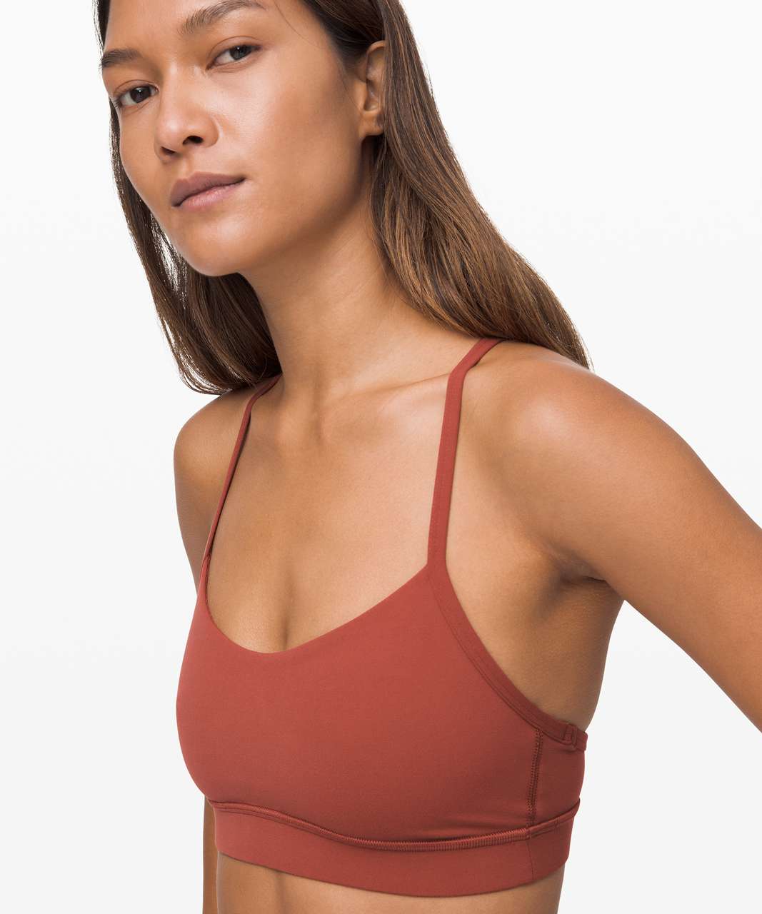 Lululemon Flow Y Bra *Nulu - Rustic Clay