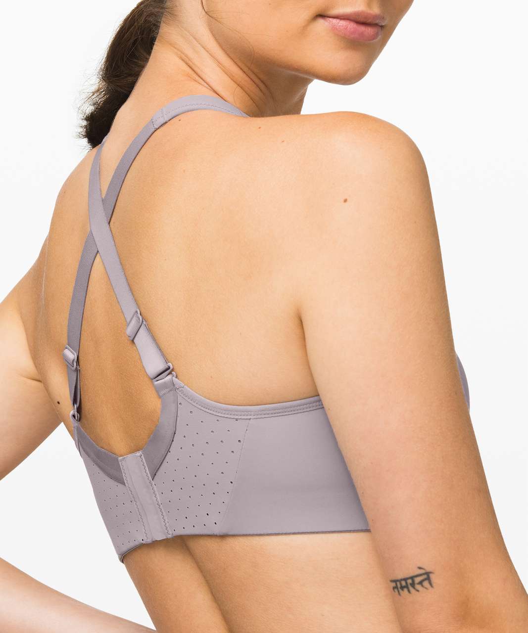 Lululemon Run Times Bra - Dark Chrome