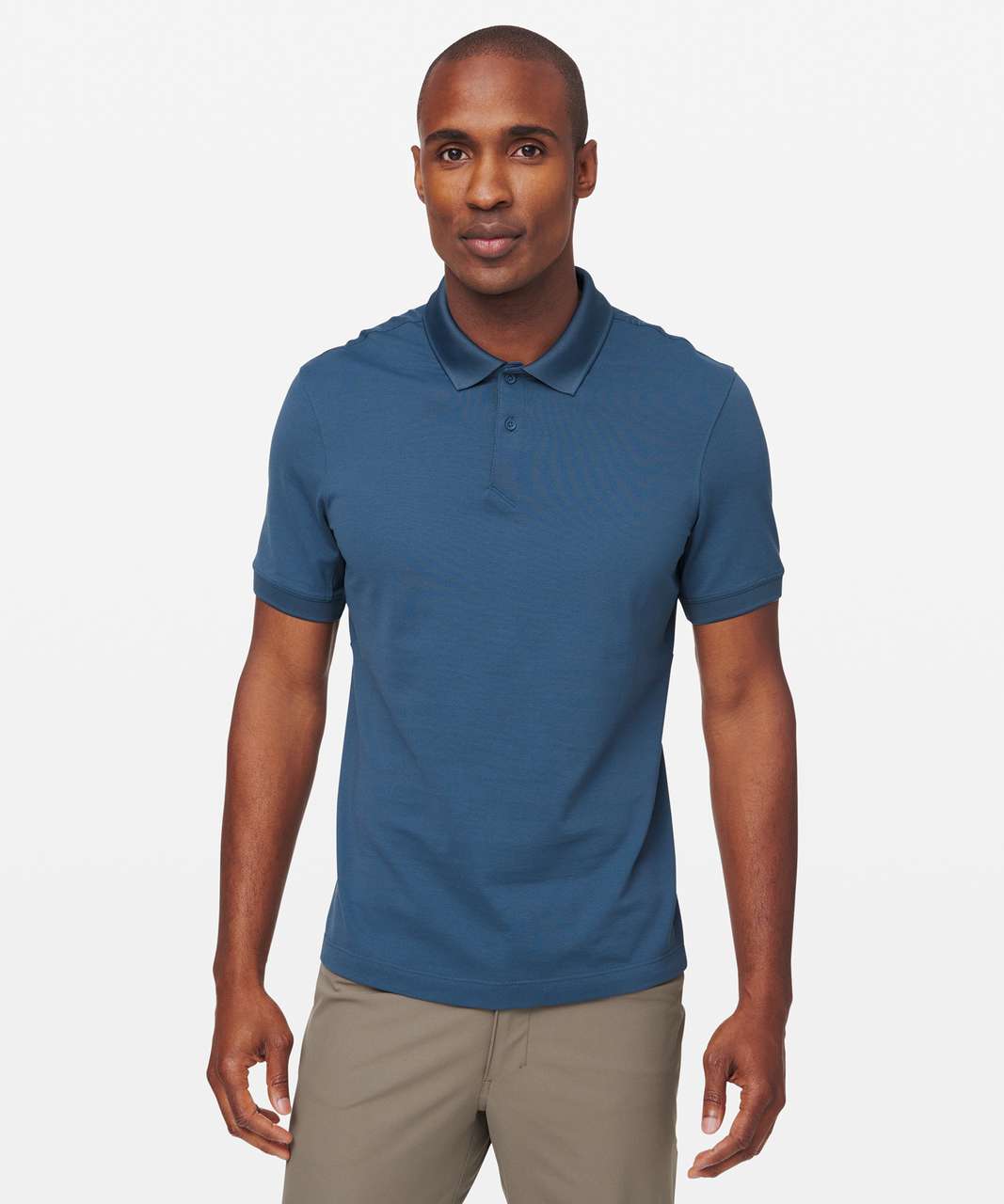 Lululemon Tech Pique Polo - Code Blue - lulu fanatics