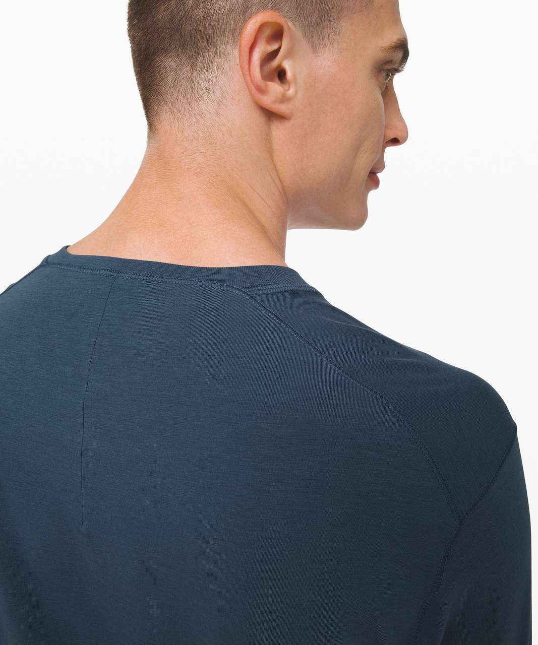 Lululemon 5 Year Basic Long Sleeve Henley - Code Blue