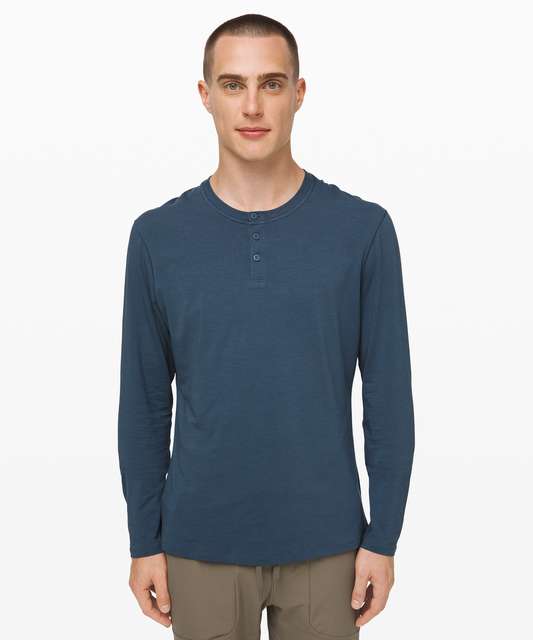 Lululemon 5 Year Basic Long Sleeve Henley - lulu fanatics