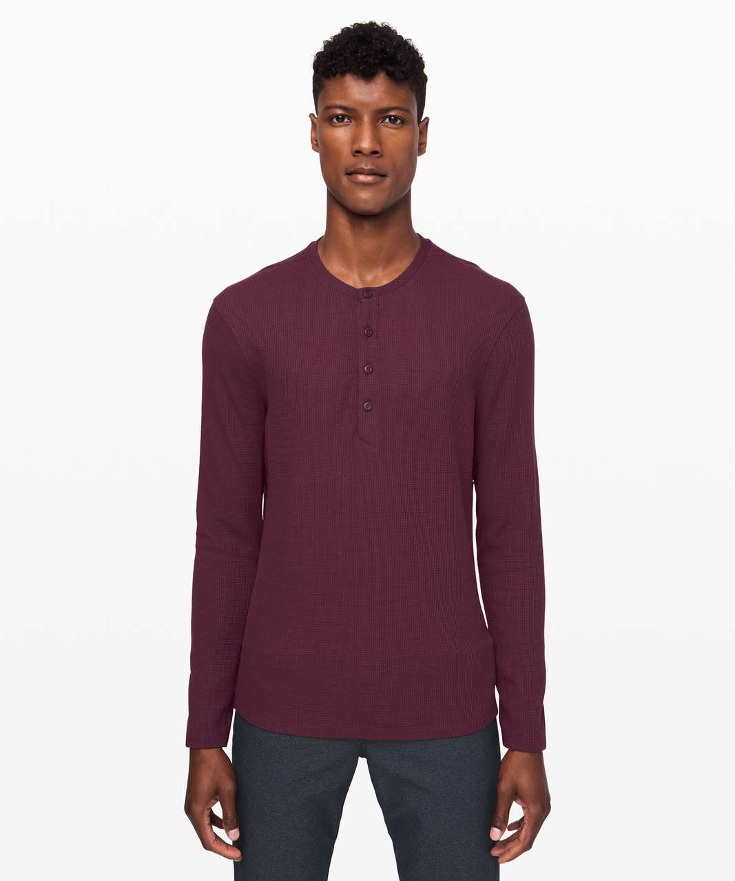 Lululemon Shift Stitch Henley - Arctic Plum