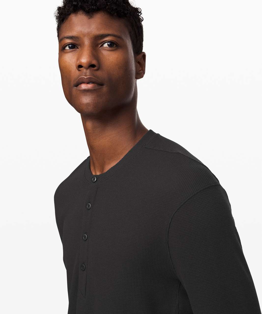 Lululemon Shift Stitch Henley - Black