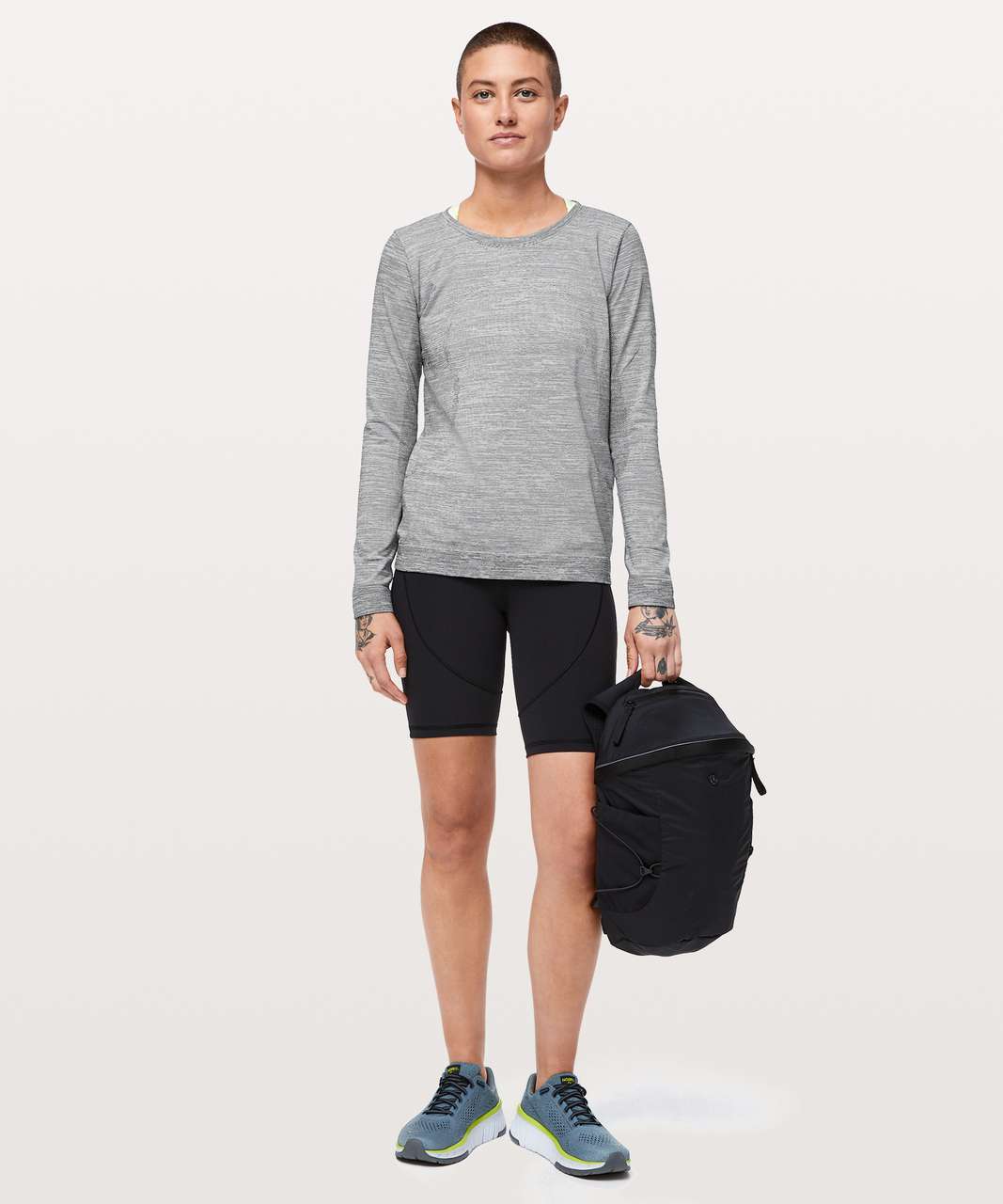 Lululemon Swiftly Tech Long Sleeve (Breeze) *Relaxed Fit - White / White /  Black - lulu fanatics