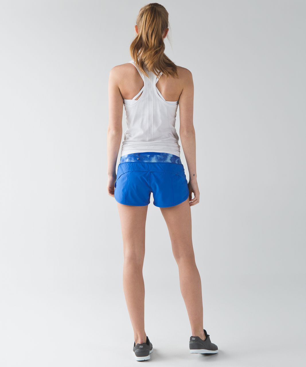 Lululemon Speed Short - Pipe Dream Blue / Tidal Trip Pipe Dream Blue