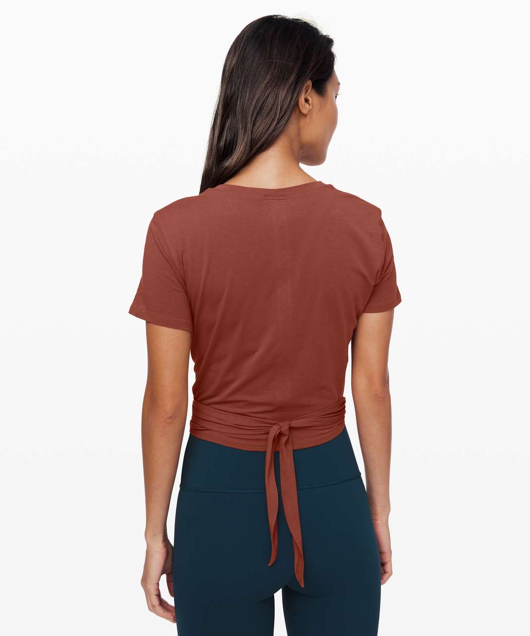 Lululemon Time To Restore Short Sleeve - Rustic Clay