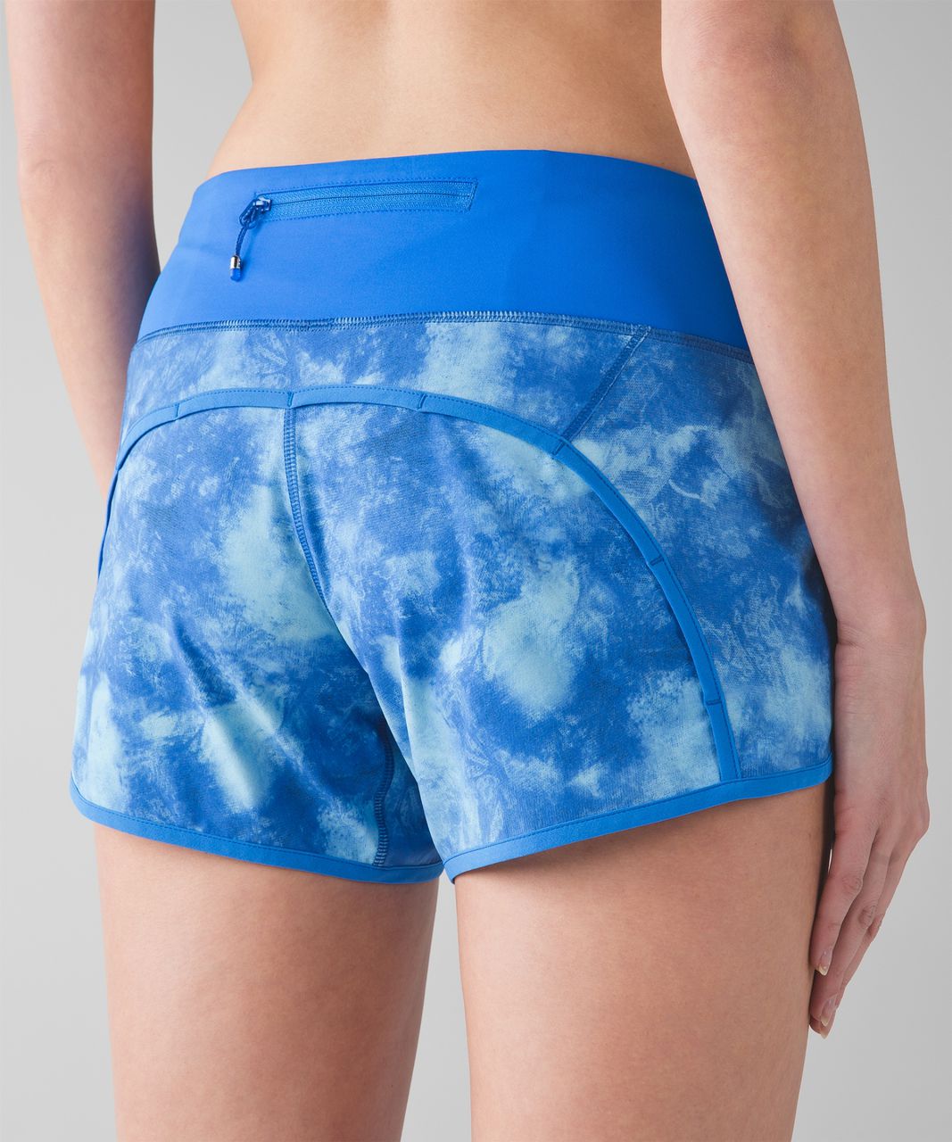 Lululemon Run Times Short (4-way Stretch) - Tidal Trip Pipe Dream Blue / Pipe Dream Blue