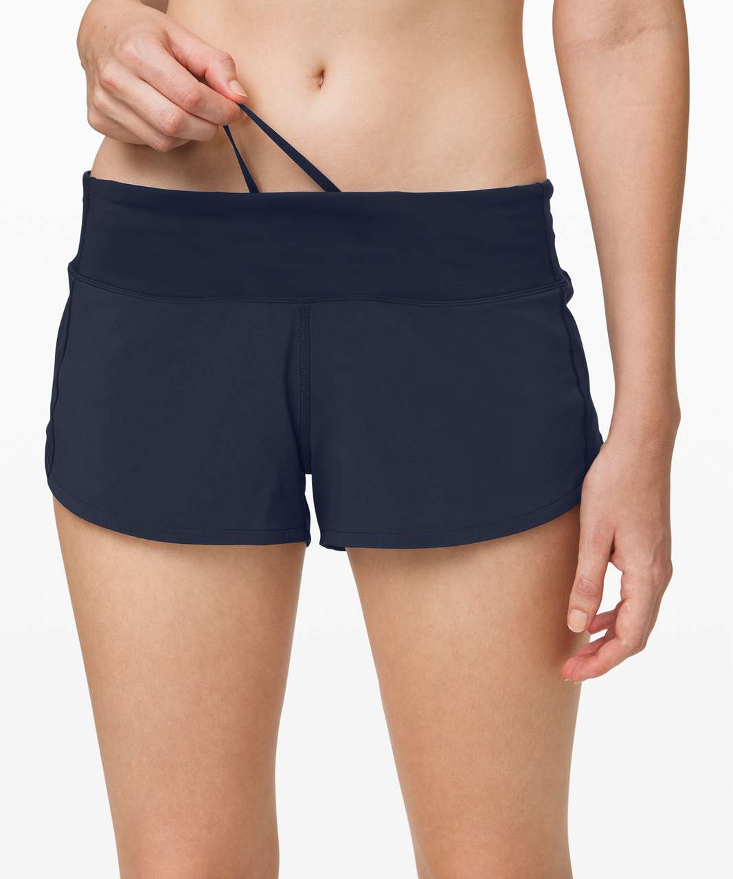 lululemon grey speed up shorts