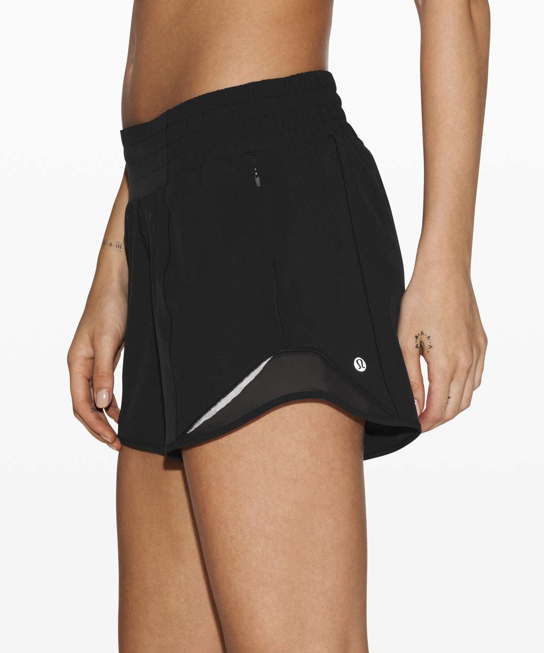 Lululemon Hotty Hot Short *High-Rise Long 4" - Black