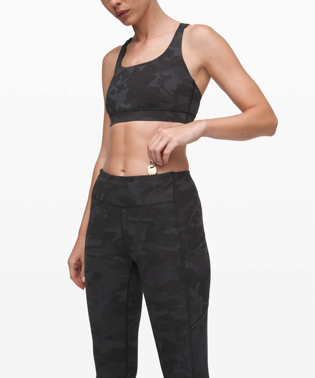 Lululemon Speed Up Crop *21" - Incognito Camo Multi Grey (First Release)