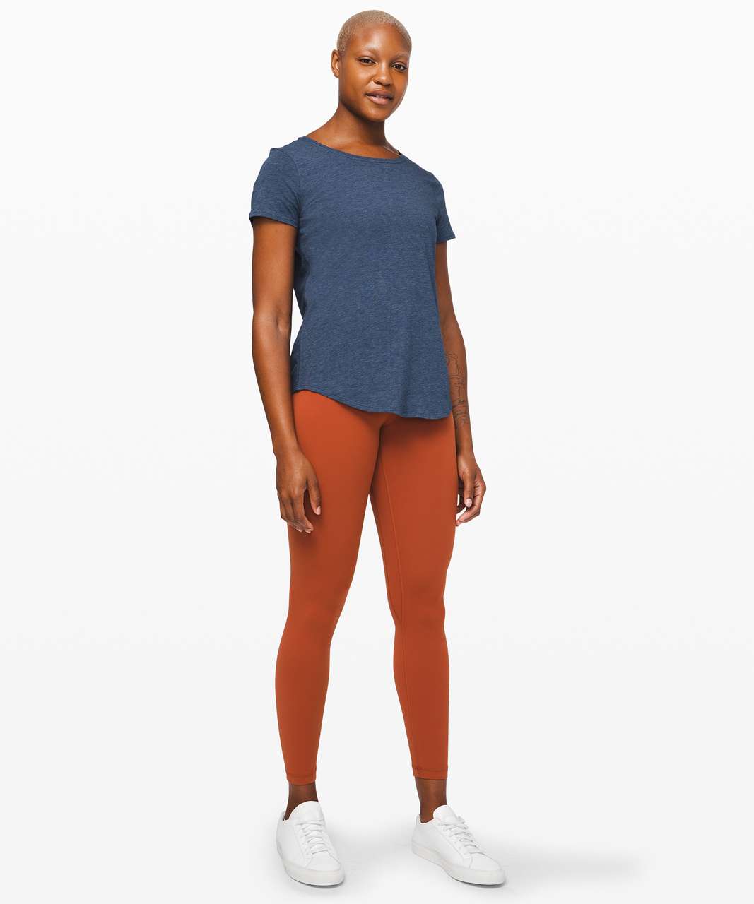 Lululemon Love Crew III - Heathered Code Blue - lulu fanatics