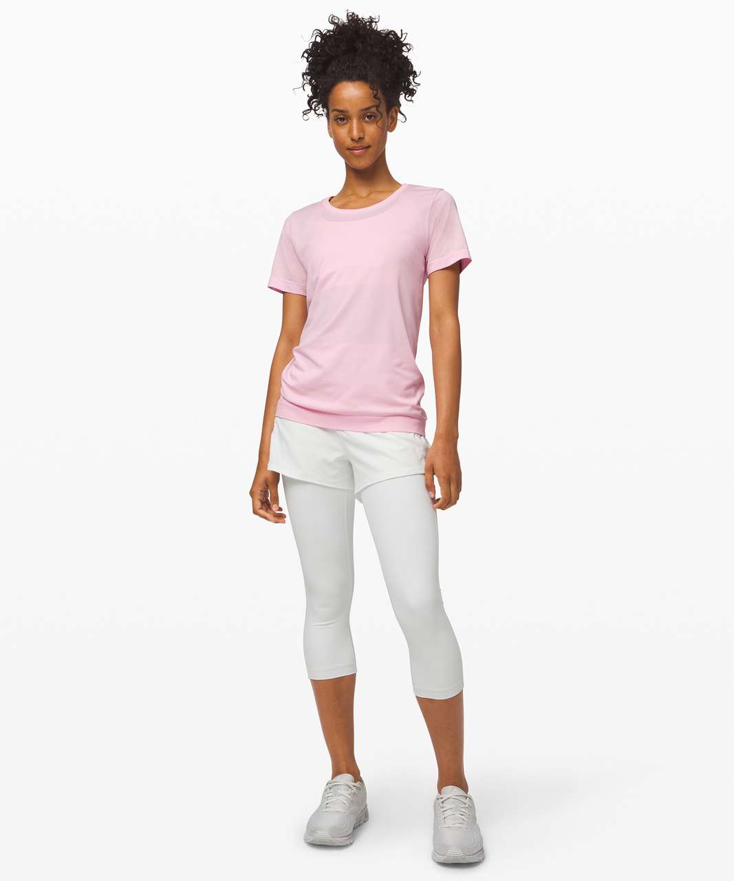 Lululemon Swiftly Relaxed Short Sleeve - Powdered Rose / Powdered Rose