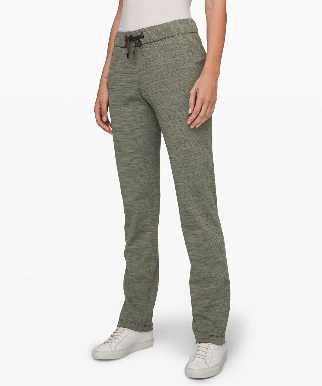 Lululemon On the Fly Pant Full Length - Wee Are From Space Sage Dark Olive  - lulu fanatics