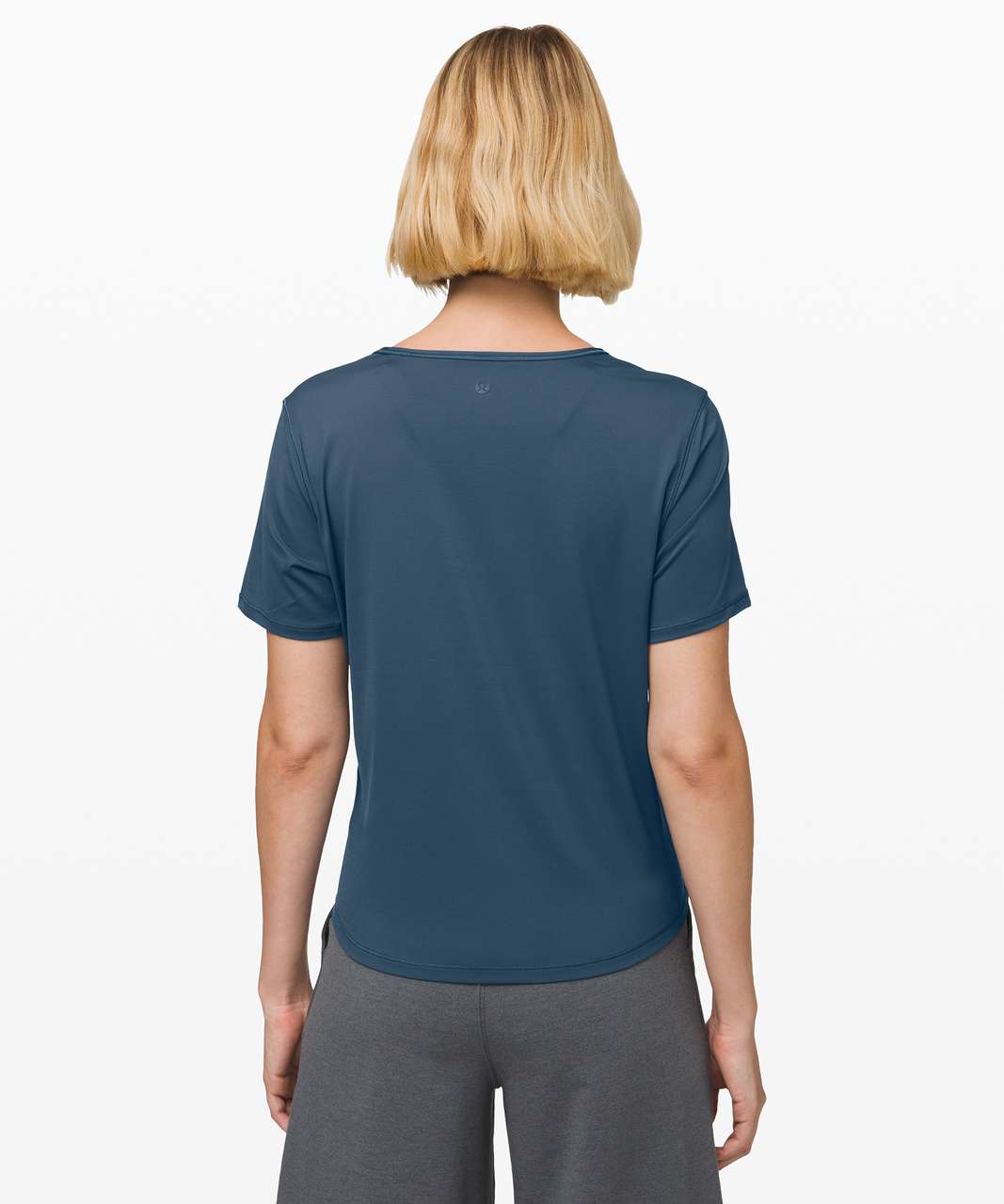 Lululemon Do the Daily Short Sleeve - Code Blue