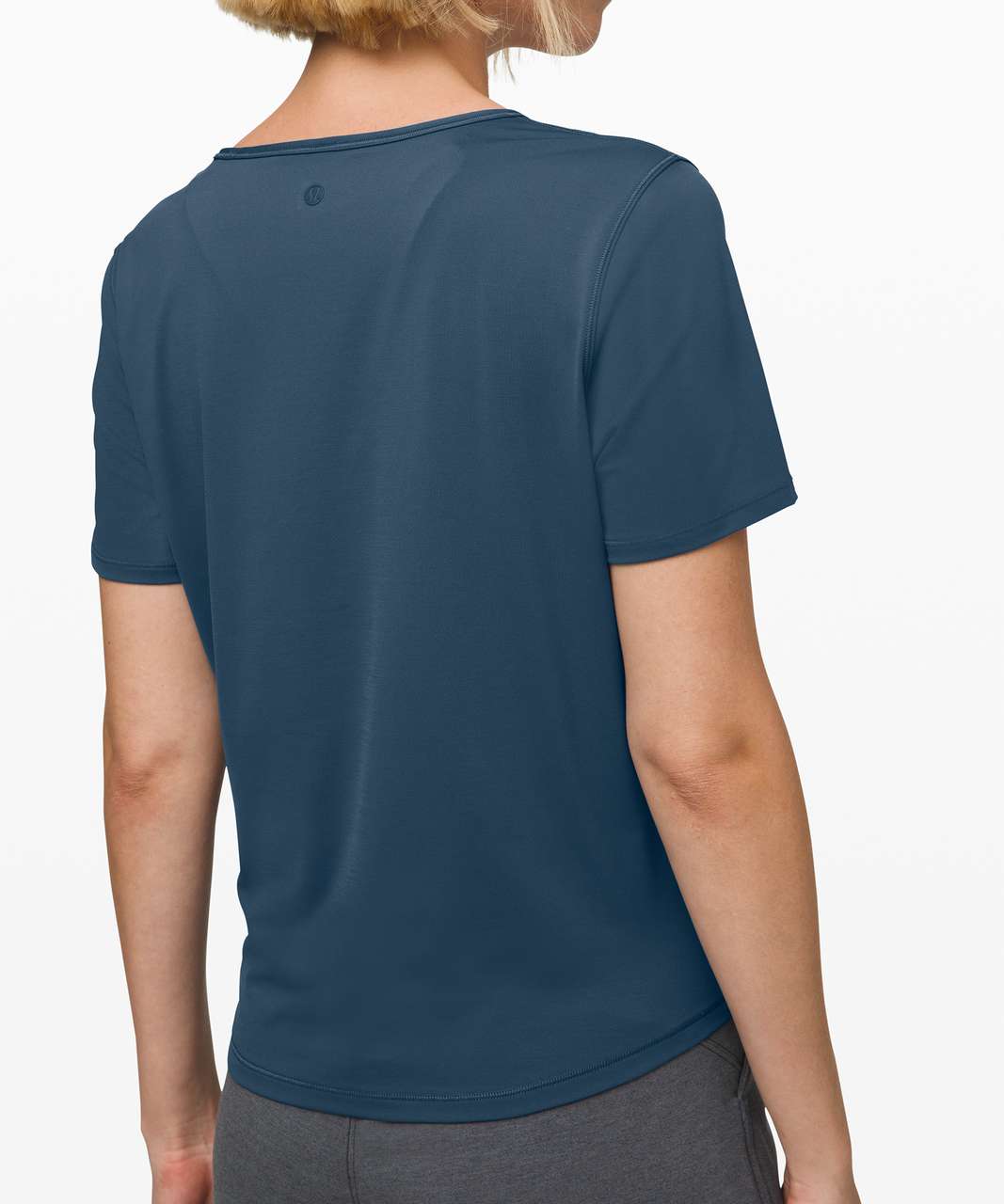 Lululemon Do the Daily Short Sleeve - Code Blue