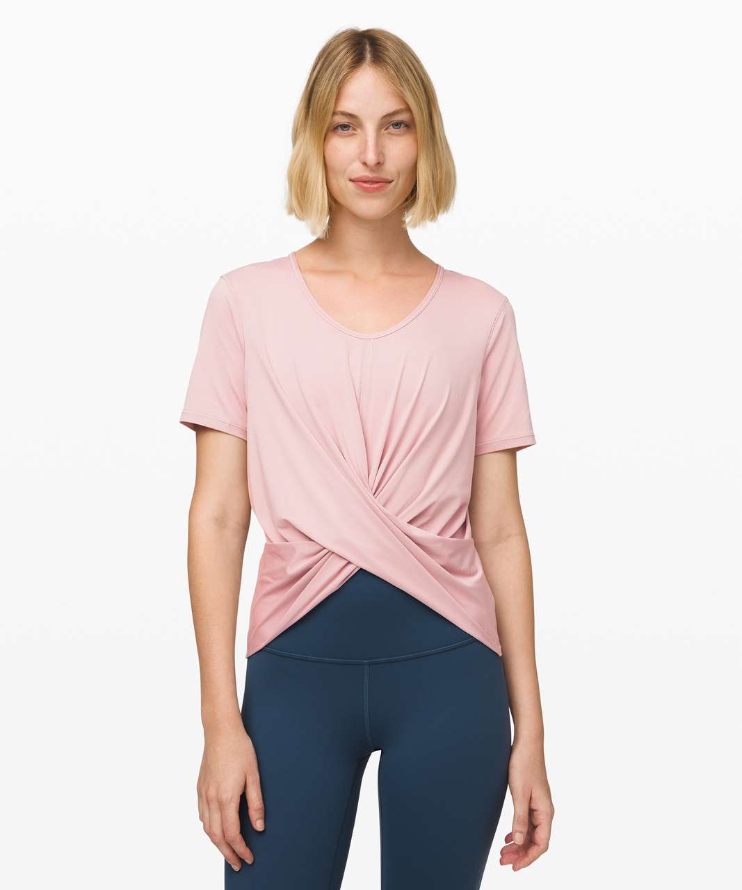 Lululemon Do the Daily Short Sleeve - Smoky Blush