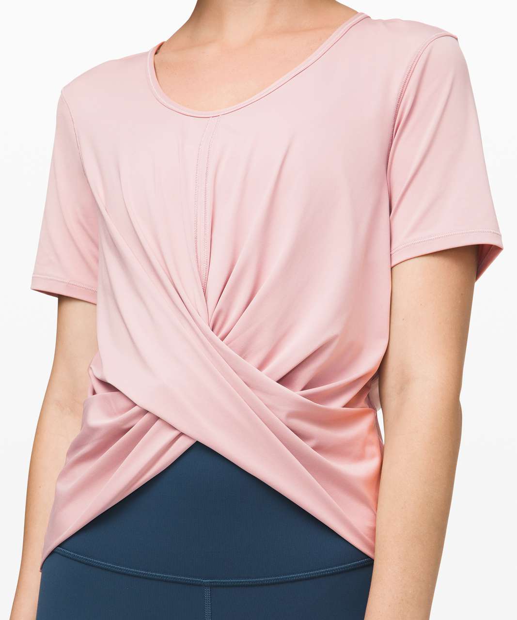 Lululemon Do the Daily Short Sleeve - Smoky Blush