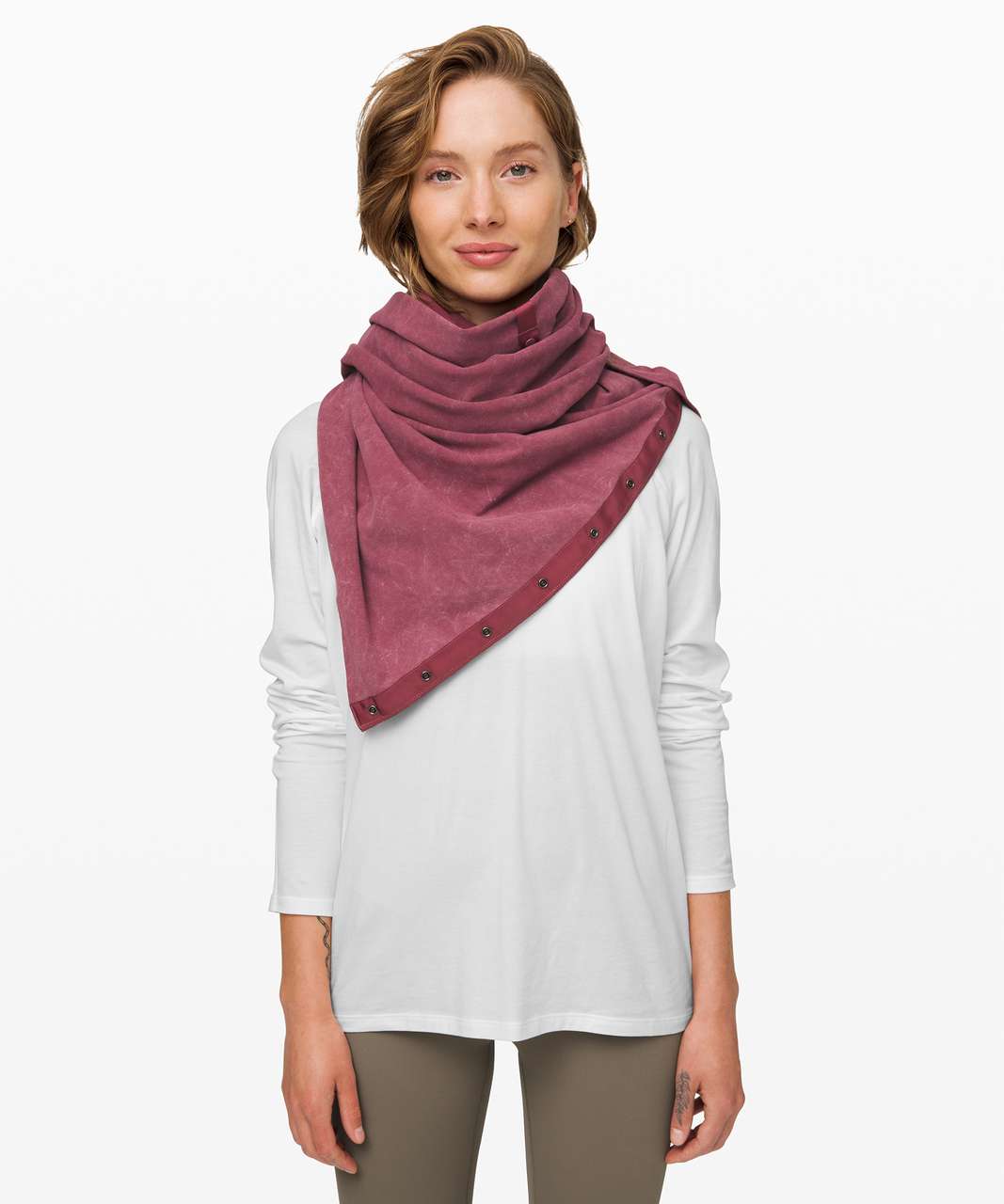 Lululemon Vinyasa Scarf *French Terry - Washed Plumful