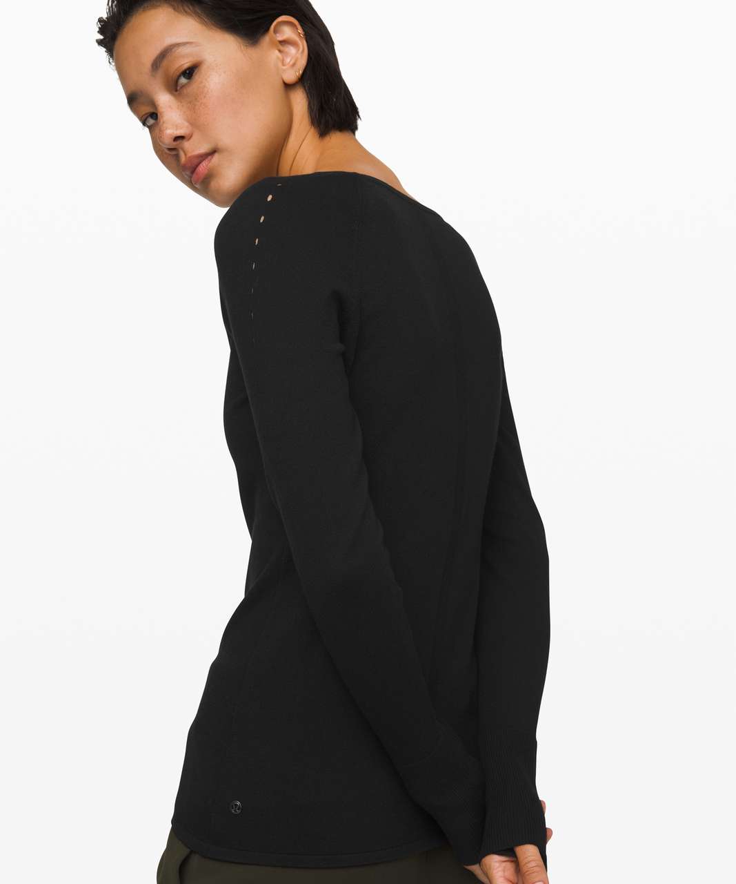 Lululemon Stand Steady V-Neck Sweater - Black