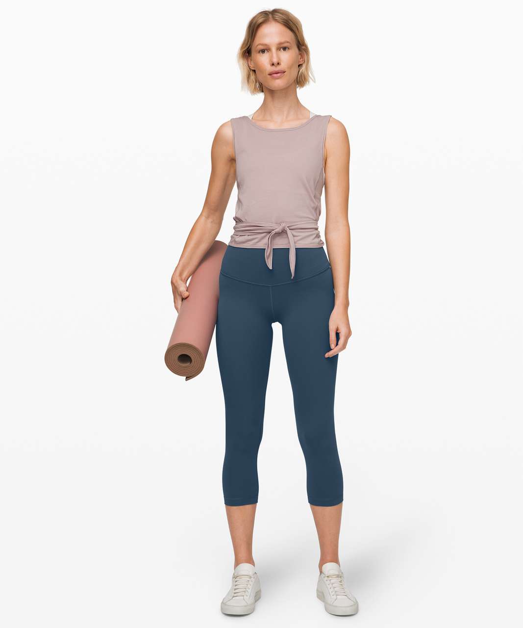 Lululemon Wunder Under Crop (High-Rise) *Full-On Luxtreme 21" - Code Blue