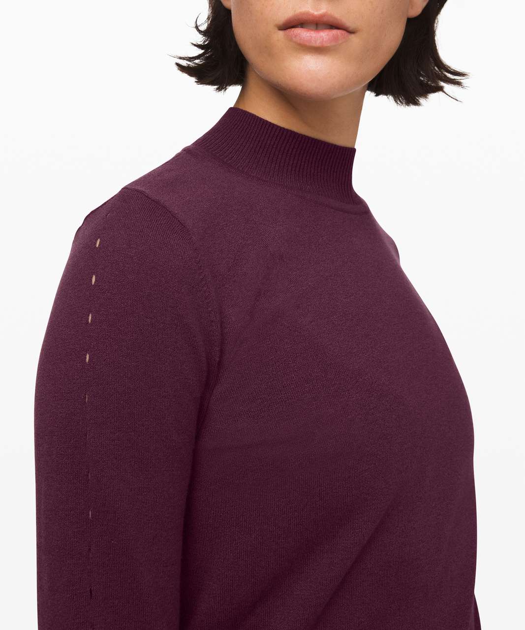 Lululemon Stand Steady Mock Neck Sweater - Arctic Plum