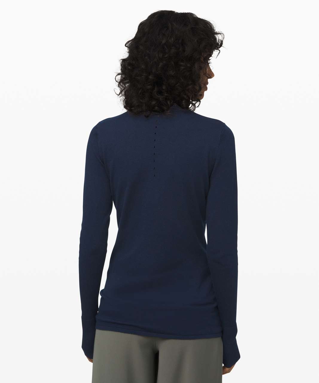 Lululemon Stand Steady Mock Neck Sweater - True Navy