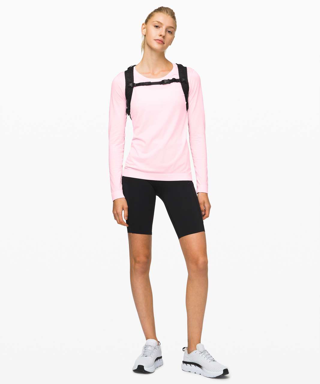 Lululemon Swiftly Relaxed Long Sleeve - Powdered Rose / Powdered Rose