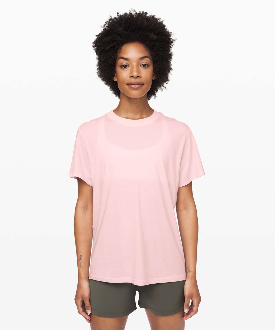 Lululemon All Yours Boyfriend Tee - Powdered Rose