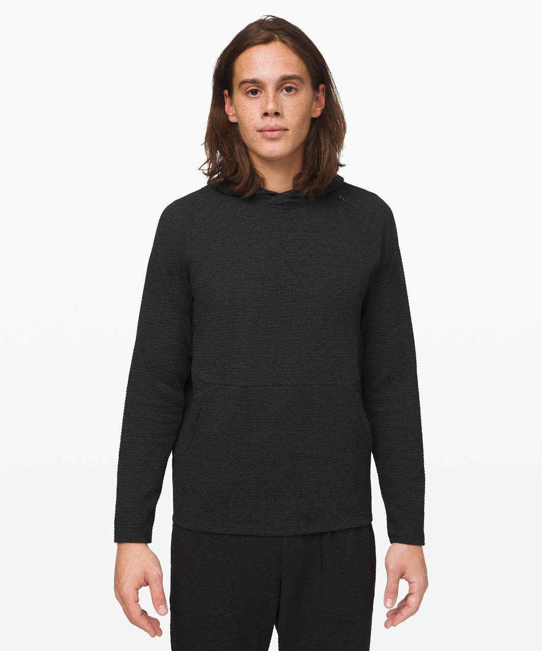 Lululemon At Ease Hoodie - Heathered Black / Black