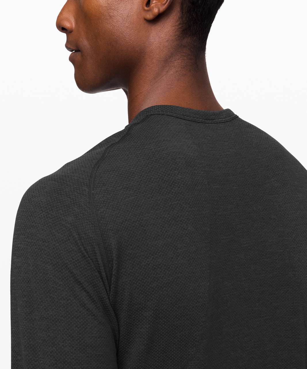 Lululemon Metal Vent Tech Long Sleeve Henley 2.0 - Deep Coal / Black (First Release)