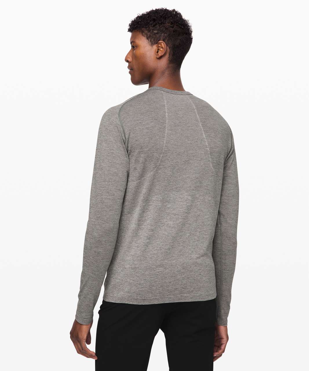 Lululemon Metal Vent Tech Long Sleeve Henley 2.0 - Slate / White (First Release)