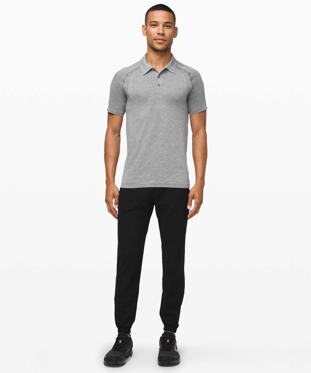 Lululemon Metal Vent Tech Polo 2.0 - Slate / White (First Release)