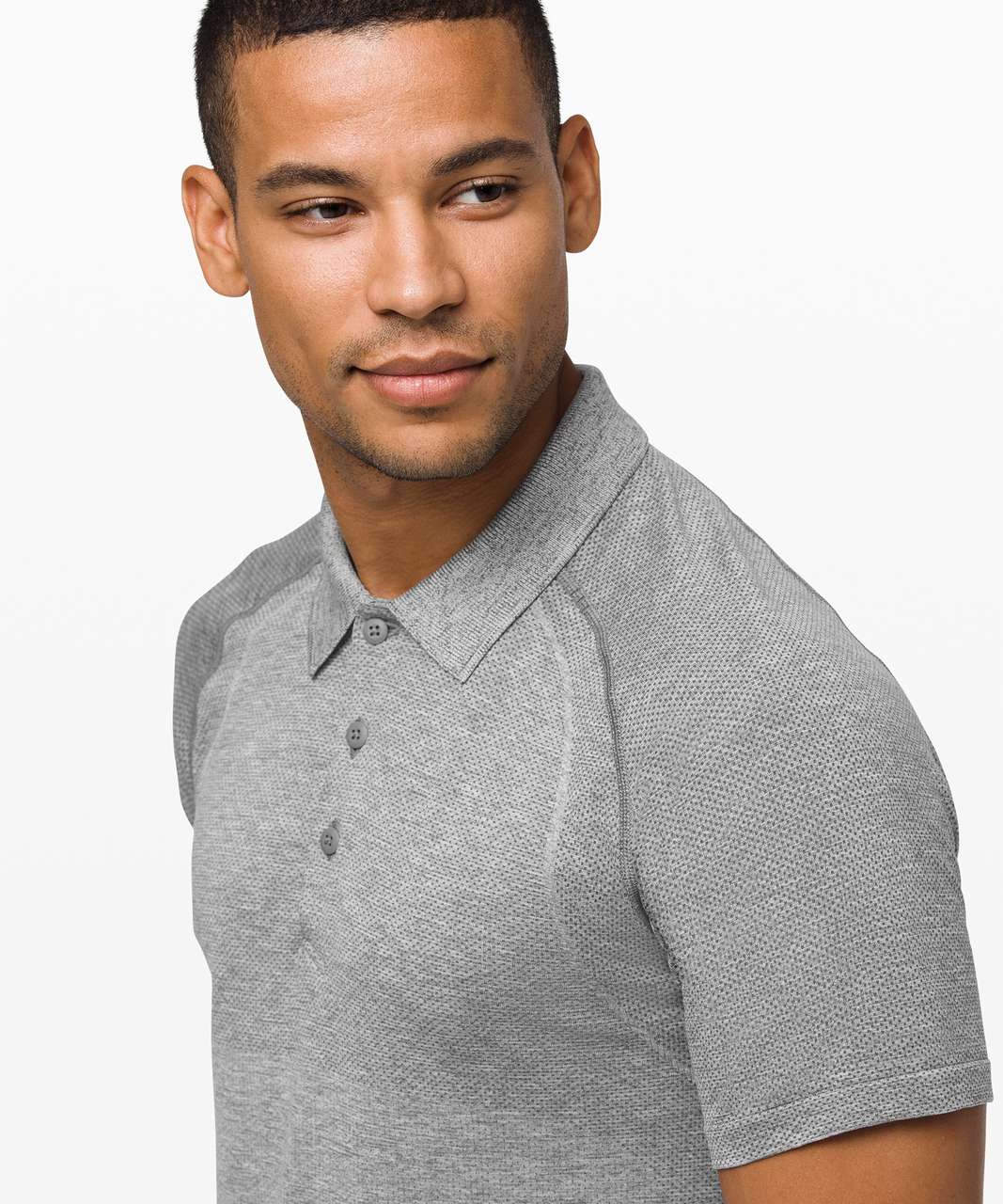 Lululemon Metal Vent Tech Polo 2.0 - Slate / White (First Release)