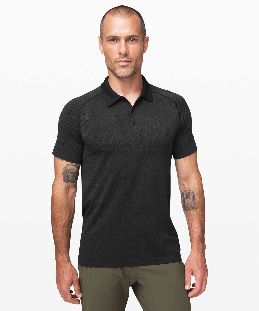 Lululemon Metal Vent Tech Polo 2.0 - Deep Coal / Black (First Release) -  lulu fanatics