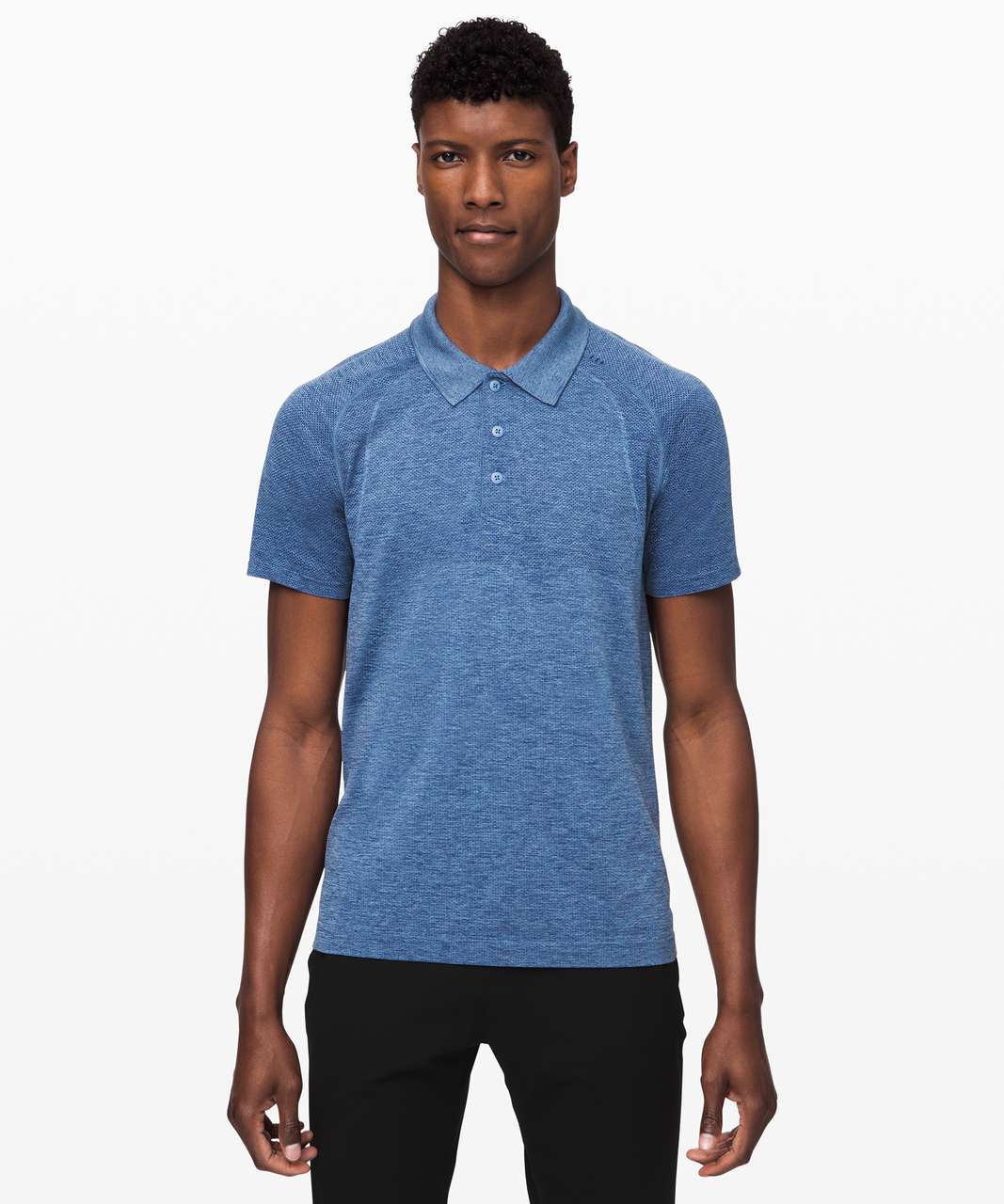 Lululemon Metal Vent Tech Polo 2.0 - Midnight Shadow / Tempest Blue (First Release)