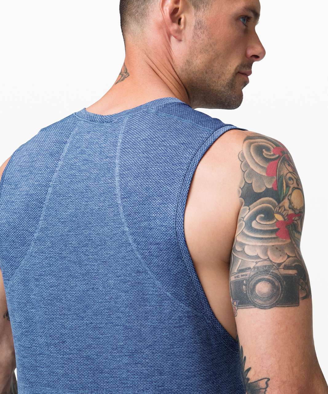 Lululemon Metal Vent Tech Sleeveless 2.0 - Midnight Shadow / Tempest Blue (First Release)