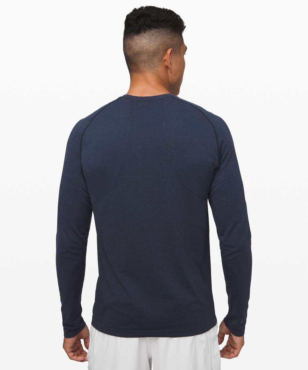 Lululemon Metal Vent Tech Long Sleeve 2.0 - Mineral Blue / True Navy - lulu  fanatics